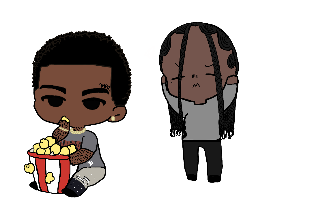 chibi of me and travon